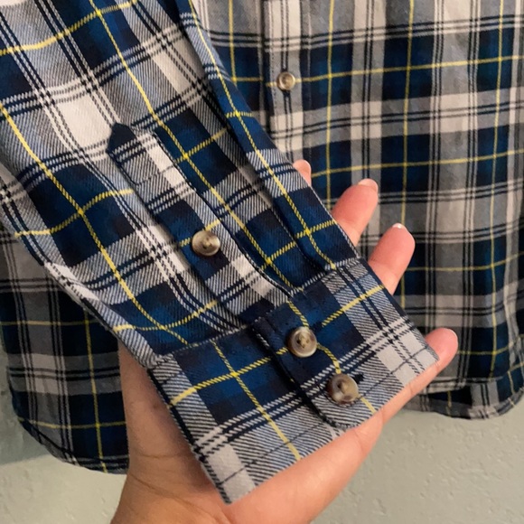 NWT Vans Sycamore Boys Flannel Button Down Shirt - Picture 7 of 8